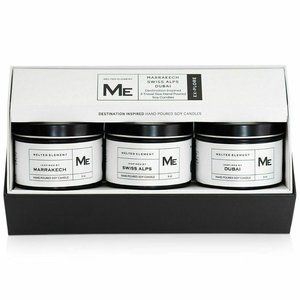 Melted Element 3-Pc Explore Travel Soy Candle Gift